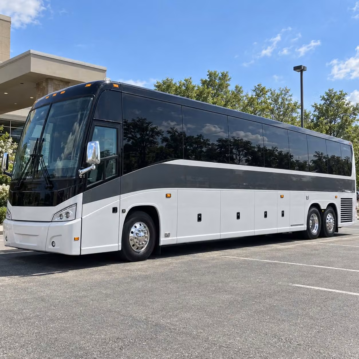 jackson charter bus rental exterior