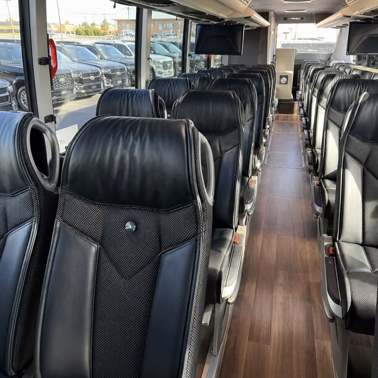 jackson charter bus rental inside