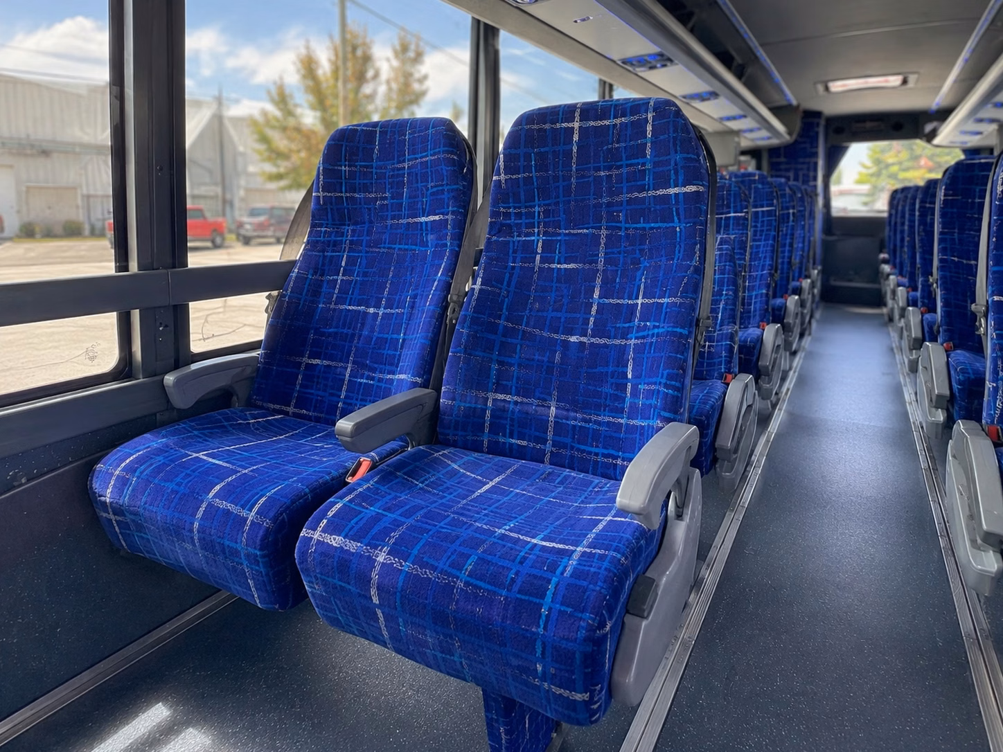 jackson charter bus rental interior