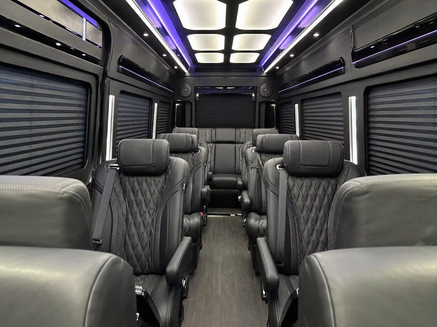 sprinter van with driver interior